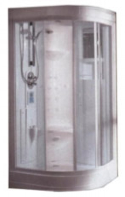 GENIUS CORNER SHOWER CUBICLE &ndash; WHITE